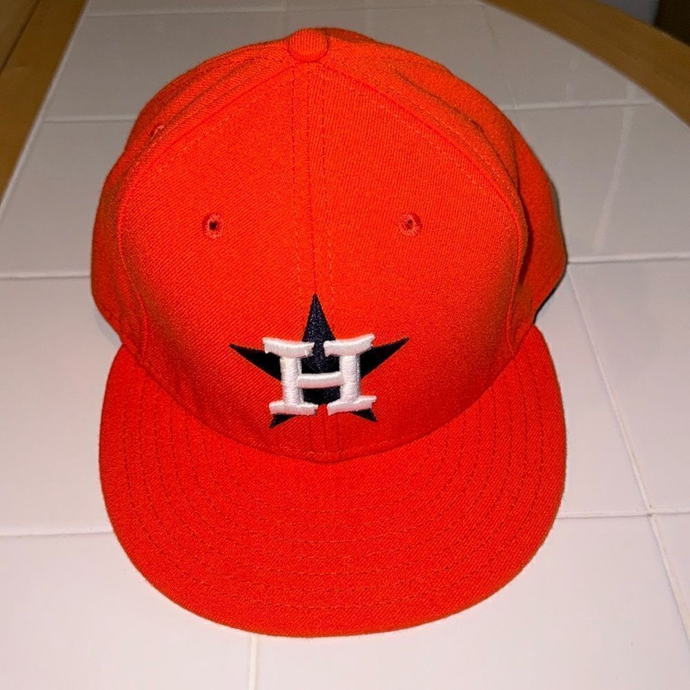 New Era Houston Astros Baseball Cap Size 7 1/4